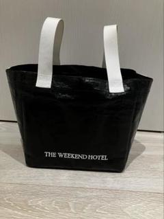 THE WEEKEND HOTEL ブラックトートバッグ PVCBag(WEEKEND)BLACK | ALL | THE WEEKEND HOTEL