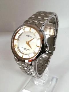 稼働品 SEIKO セイコー ドルチェ 3B21-0AM0 SOLAR RADIO WAVE