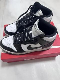 Nike ブラック/ホワイト ハイカットスニーカー