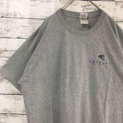 【XL】ギルダン　ENTROPY 宇宙　グレー　輸入古着