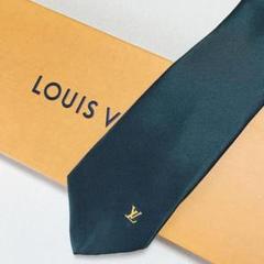 美品 ルイヴィトン Louis Vuitton ネクタイ シルク100%