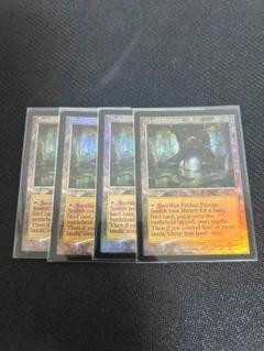MTG　【プロモFoil】　寓話の小道　日本語4枚セット　旧枠版　b