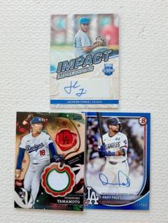 Bowman Andy Pages アンディ・パヘス 直筆サイン　山本由伸
