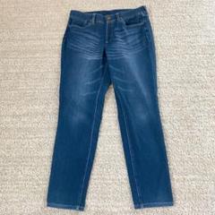 ストレッチスキニーデニム レギンスパンツ スタイルフィット ウォッシュ加工 通年