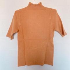 タートルネック カットソー インナー タイト ハイネック Tシャツ 半袖