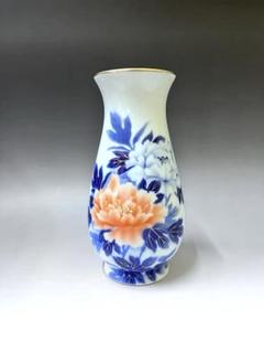 深川製陶印いり木箱いり青と白の陶器製花瓶 未使用品】花瓶 美術有田焼 深川製磁 木箱あり - メルカリ