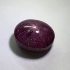 天然スタールビー　六条　5.48ct