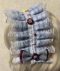 お菓子なベアのヘッドドレスピンク