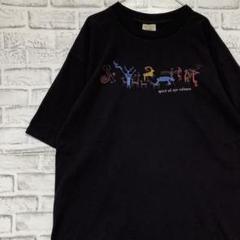 USA製90sヴィンテージTシャツ！シングルステッチ　ブラウン半袖古着XL715