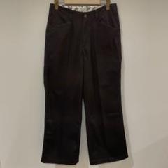 BEN DAVIS ブラック ワイドチノパンツ T-23180009のサムネイル