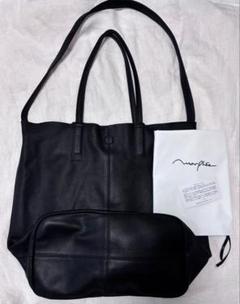 Morphe モルフェ ゴートレザーバッグ　Mサイズ　未使用品　BLACK Morphée / モルフェ / ゴートレザーバッグ（Mサイズ） - 北欧