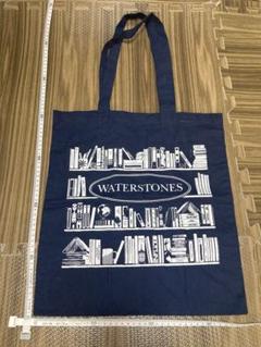 ロンドン発☆ 英国書店 Waterstones トートバッグ グレー マチ有 ロンドン発☆ 英国書店 Waterstones トートバッグ グレー マチ有