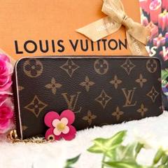 【未使用級美品】ルイヴィトン モノグラム クレマンス フラワーチャーム ピンク LOUIS VUITTON - 【未使用に近い】ルイヴィトン モノグラム