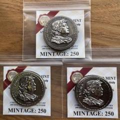 （希少！）トランプ大統領　2オンス　3点セット（計6オンス）　トリビュート銀貨 希少！）トランプ大統領 2オンス 3点セット（計6オンス