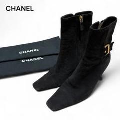 お値下げCHANEL♡ブーティー 36 シャネルブーツ シャネル ショートブーツ36（chanel ショートブーツの通販）