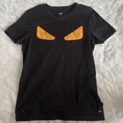 関送込【FENDI】メタル FFロゴ アップリケ 半袖 Tシャツ FENDI メタル FFロゴ アップリケ 半袖 Tシャツ (FENDI/Tシャツ
