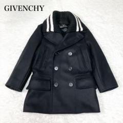 GIVENCHY ジバンシー 袖レザー切替コート 黒 清水翔太 GIVENCHY ジバンシー 袖レザー切替コート 黒 清水翔太