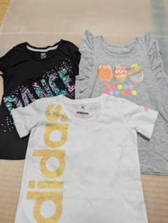 adidas　アディダス他　Tシャツ 3枚セット 黒 白 灰色　まとめ売り