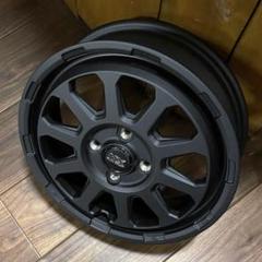 15インチ⭐️新品アルミホイール⭐️ブラック⭐️デリカミニ⭐️ハスラー⭐️タフト⭐️4本 15インチ⭐️新品アルミホイール⭐️マットブラック⭐️ハスラー