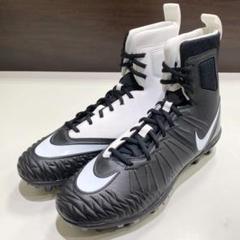 新品 NIKE FORCE SAVAGE 29.5cm 黒×白 アメフトスパイク