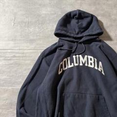 【オーバーサイズ、リバースウィーブ】Champion肉厚パーカー古着Y2K紺
