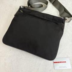 奇跡!! 未使用級 プラダスポーツ ショルダーバッグ 多収納 ギャランティカード PRADA プラダスポーツ ナイロン ショルダーバッグ ブラック