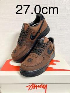 STÜSSY NIKE AIR FORCE 1 LOW BLACK カスタム