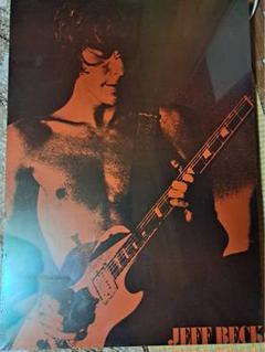 ★激レア★【ポスター】ジェフベック 木製パネル加工 美品 jeffbeck ☆激レア☆【ポスター】ジェフベック 木製パネル加工 美品