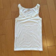 GLOBAL WORK M タンクトップ レース装飾