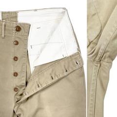 【実物40s】 US ARMYチノ M45 30×31 40s U.S.ARMY M45-KHAKI Chino Trousers (実寸W28.5) | Wonder