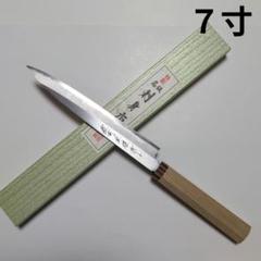 片刃包丁　左黒打身卸　北岡英雄作 北岡英雄 墨流し 青紙鋼 出刃 包丁 4.5寸 紫檀八角柄 – HAGAKURE