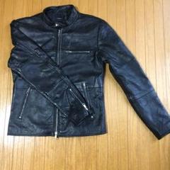 rosheell/ロシェル ライダースジャケット 牛革レザー メンズL