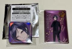 刀剣乱舞　大本丸博　スクエア缶バッジ　クリアカード 三日月宗近 刀剣乱舞 大本丸博 三日月宗近 スクエア缶バッジ クリアカード