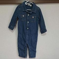 美品 babyGAP デニム長袖オーバーオール