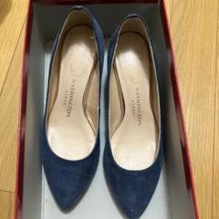 Washington ネイビー パンプス 21.5cm