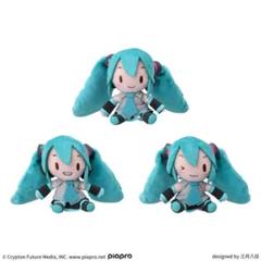 初音ミク ふわぷち ミニぬいぐるみ ノーマル マスコット プライズ景品