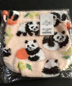 ラブラリー バイ フェイラー コロコロパンダ柄　タグ付巾着　ハンカチ　新品未使用 ラブラリー バイ フェイラー コロコロパンダ柄の タグ付巾着と