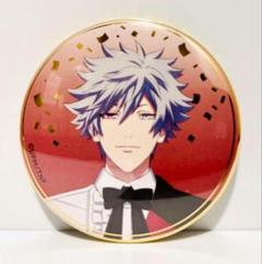 黒崎蘭丸 箔押し 缶バッジ アニメイトカフェ うたプリ タブナイ