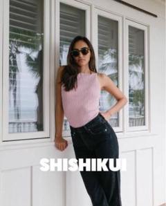 shishikui シシクイ　ニットキャミ　グリーン 楽天市場】【美品】 THE SHISHIKUI / シシクイ | リブ ニット
