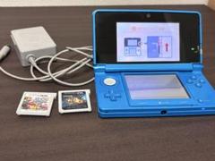 動作確認済み　ニンテンドー3DS ライトブルー　中古　ジャンク品　初期化済み