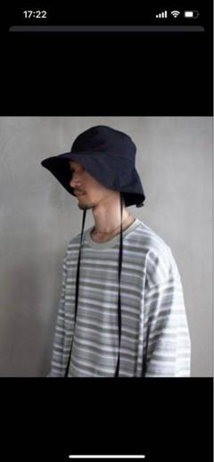 未使用品 22SS NOROLL RAFFIA BUCKET HAT 黒 NOROLL / RAFFIA BUCKET HAT BLACK | THE NEWAGE CLUB