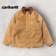 【カーハート】トラディショナルジャケット　XL相当　短丈　人気古着　i
