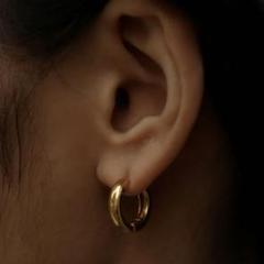 GAGAN Pierce cashew 18kgp 両耳 GAGAN Pierce cashew 18kgp 両耳