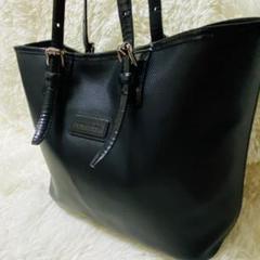 【✨希少✨】LONGCHAMP 　トートバッグ　レザー　黒　A4可