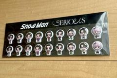 【SnowMan 初回特典】SERIOUS すのぷくシールのサムネイル