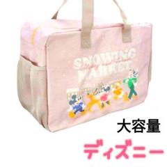 ミッキー フレンズ 雪降るマーケット トラベルバッグ トートバッグ バッグ ①
