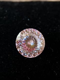 6.5mm ピンク　モアサナイト　ポルトガルカット　ルース　追加可能　鉱物