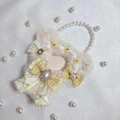 193 ぬい服 くま 着ぐるみ ちびぐるみサイズ 11㎝ イエロー