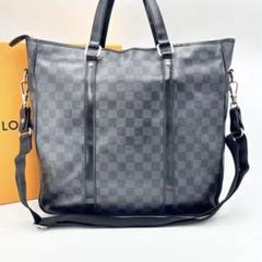 ▲LOUIS VUITTON ルイヴィトン ダミエグラフィット タダオ ブラック
