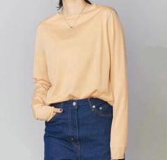 美品 B&Y UNITED ARROWS メローステッチ カットソー シアー
